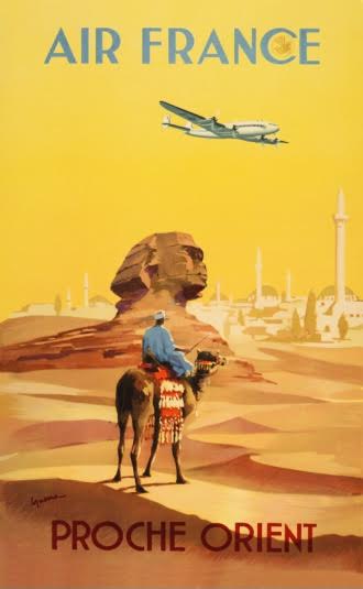 air france egypt print at details by mr k