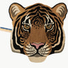 rajah tiger head rug at details by mr k