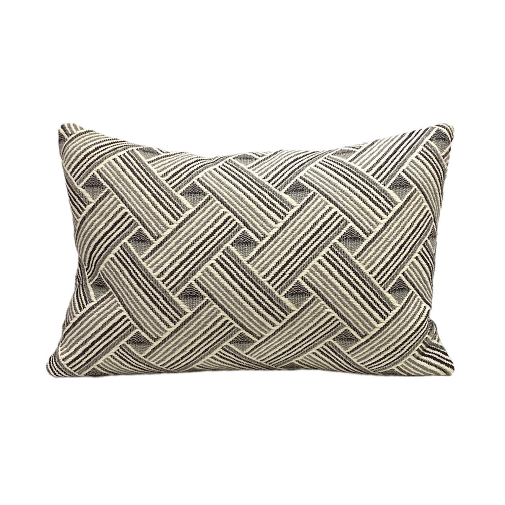 Strata Weave Cushion - Grey