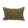 Strata Weave Cushion - Mustard