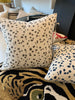 Tiger Dot Linen Cushion - Grey