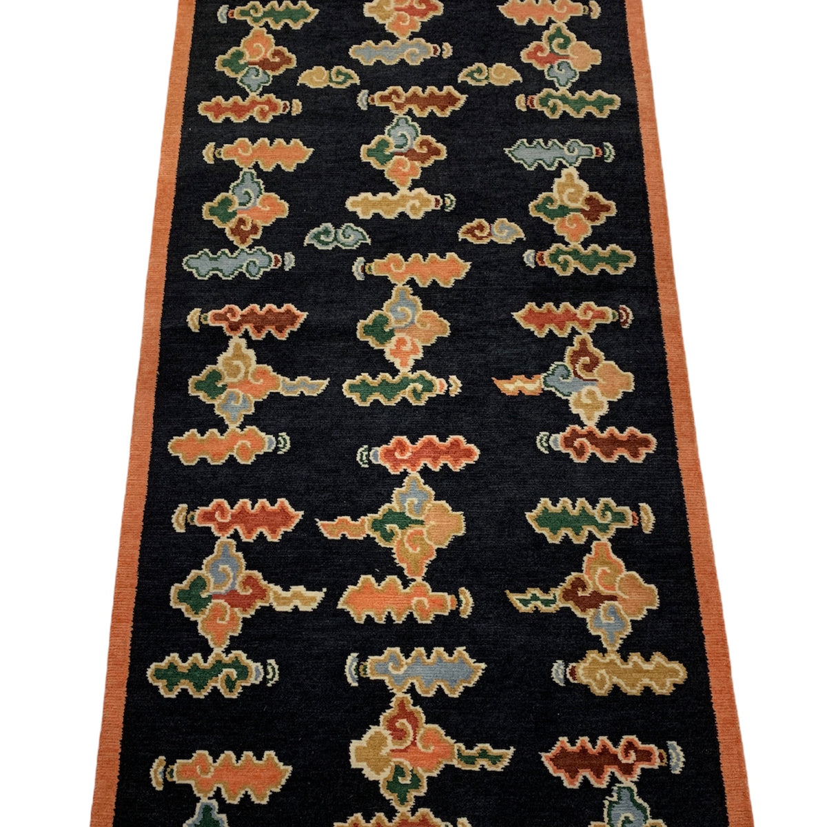 アート・デザイン・音楽 THE WOVEN MYSTERY  OLD TIBETAN RUGS ANTIQUE TIBETAN TSANG-DHRUM 2' 4