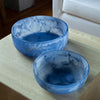 Modern Resin Bowl - Azul