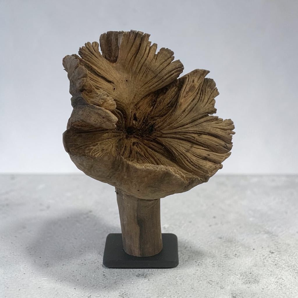 Object - Wood Flower on Stand