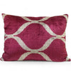 Silk Velvet Cushion N. 535 Magenta