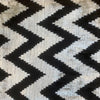 Silk Velvet Cushion N. 590 - Black + White