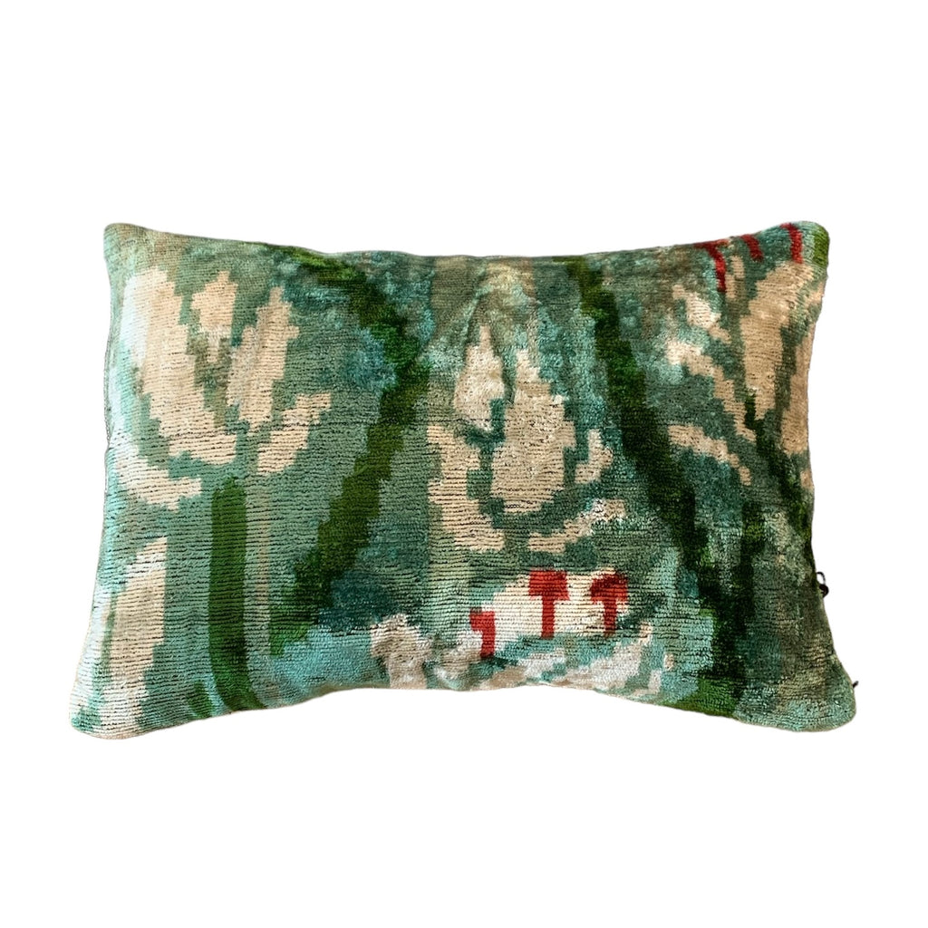 Silk Velvet Cushion N. 643 - Seafoam