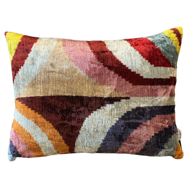 Silk Velvet Cushion N. 696 - Multi
