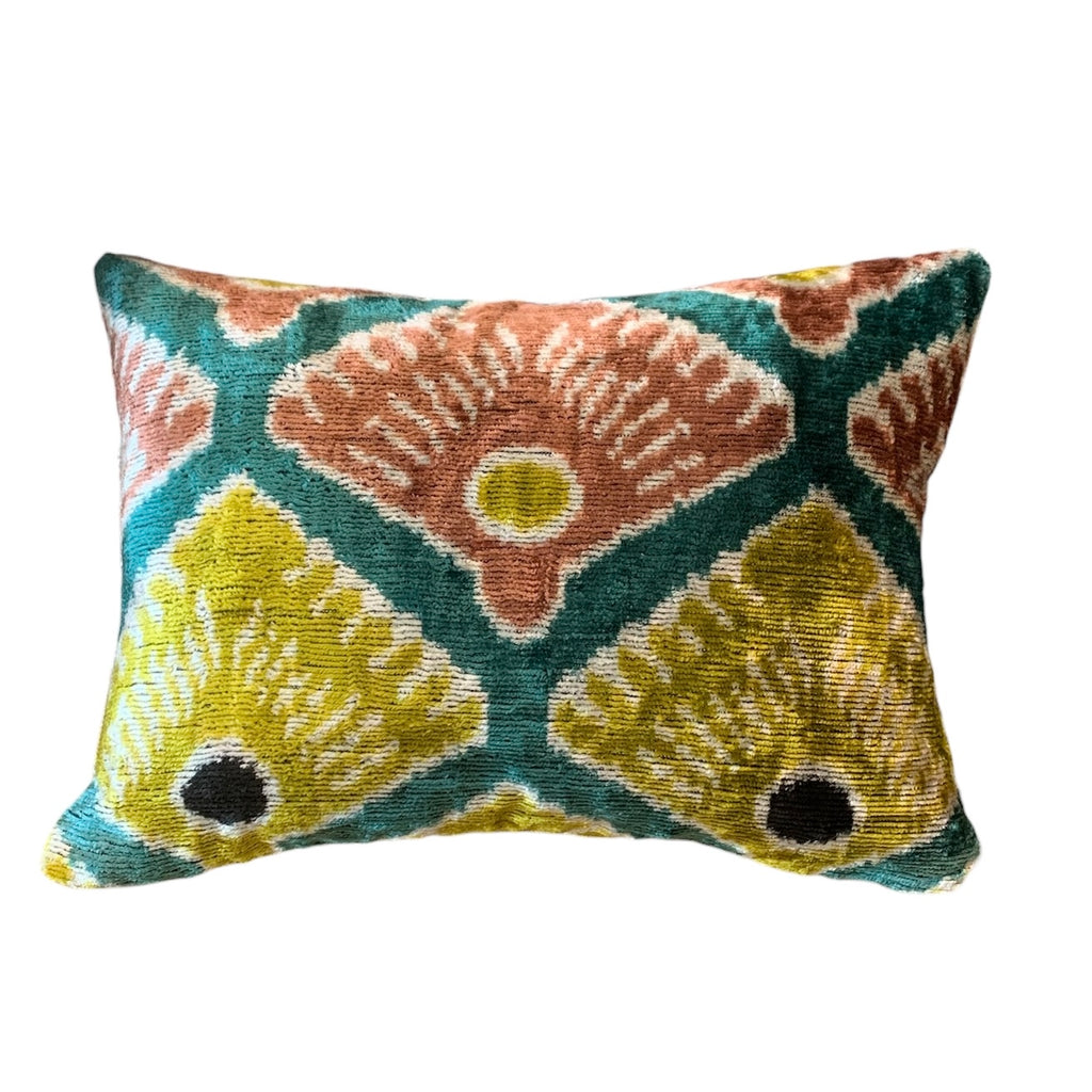 Silk Velvet Cushion N. 714 - Jade