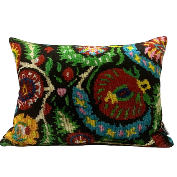 Silk Velvet Cushion N. 722 Jungle