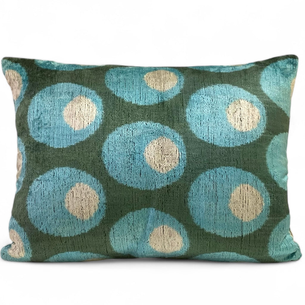 Silk Velvet Cushion N. 723 Green