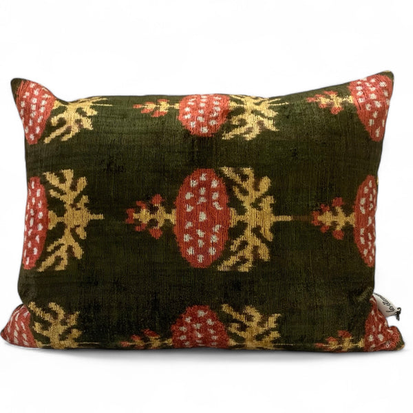 Silk Velvet Cushion N. 726 - Moss