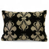 Silk Velvet Cushion N. 735 Black