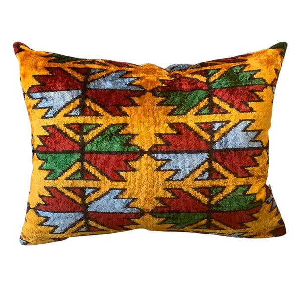 Silk Velvet Cushion N. 757 - Multi