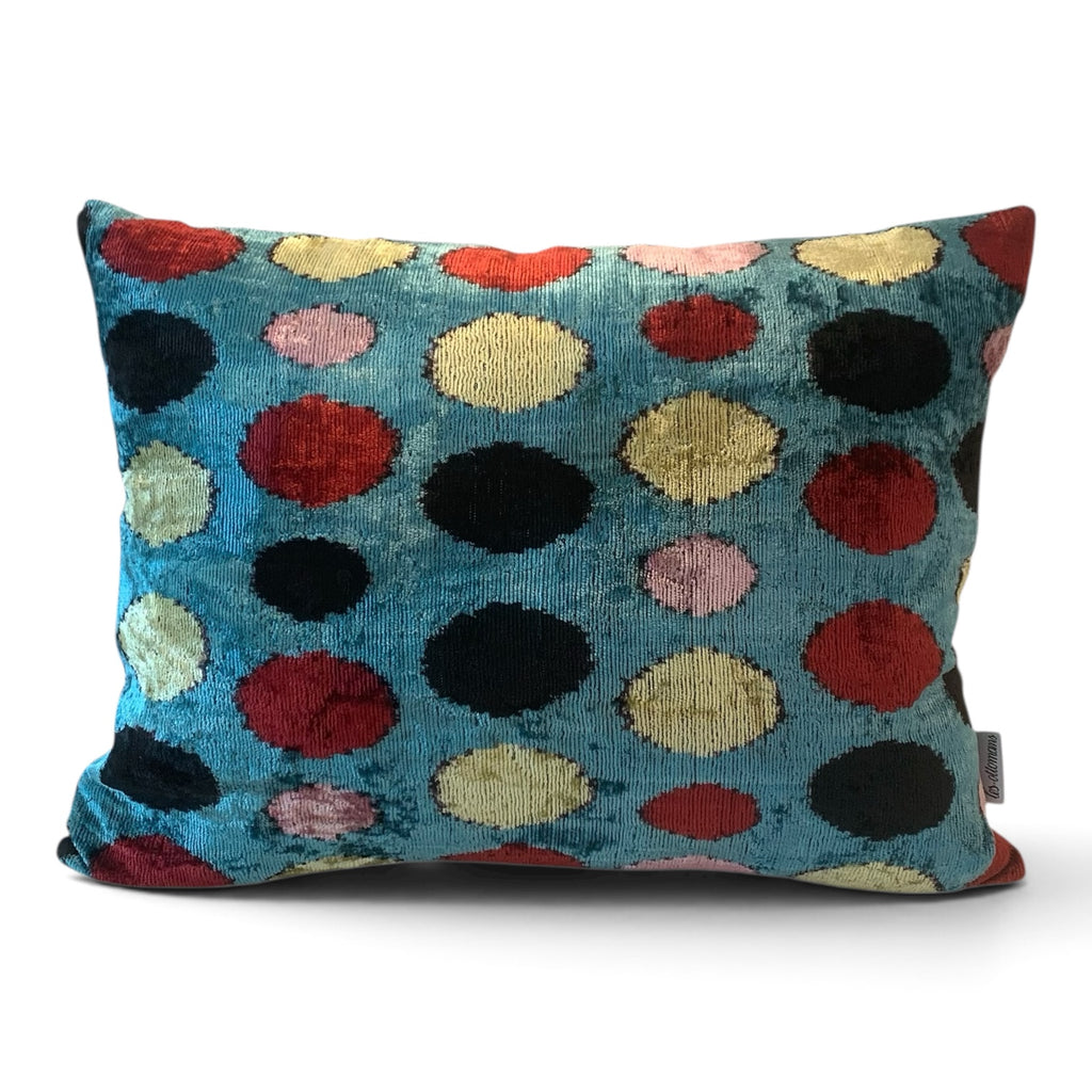 Silk Velvet Cushion N. 772 - Sky Blue
