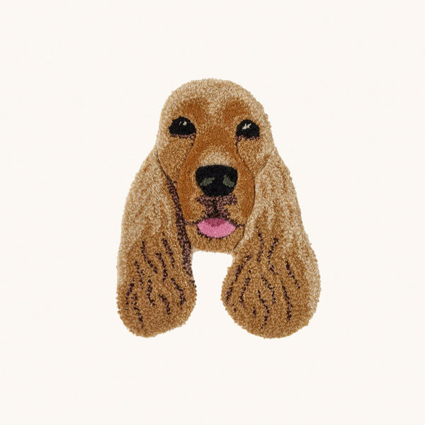 Cocker Spaniel Dog Head Rug
