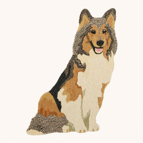 Border Collie Dog Rug