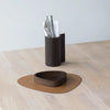 Curve Leather Placemats - Serene Nature