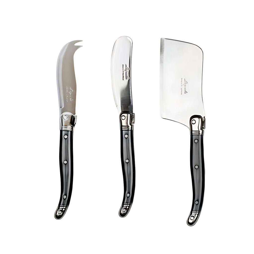 Laguiole Cheese Set of 3 - Black