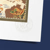 Poster - Air France Planisphere (Creme)