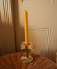 Hailey Hibiscus Brass Candle Holder