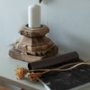 vintage pillar candle holder