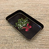Handpainted Iron Tray - Holiday Misteltoe