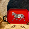 Handpainted Iron Tray - Zebra