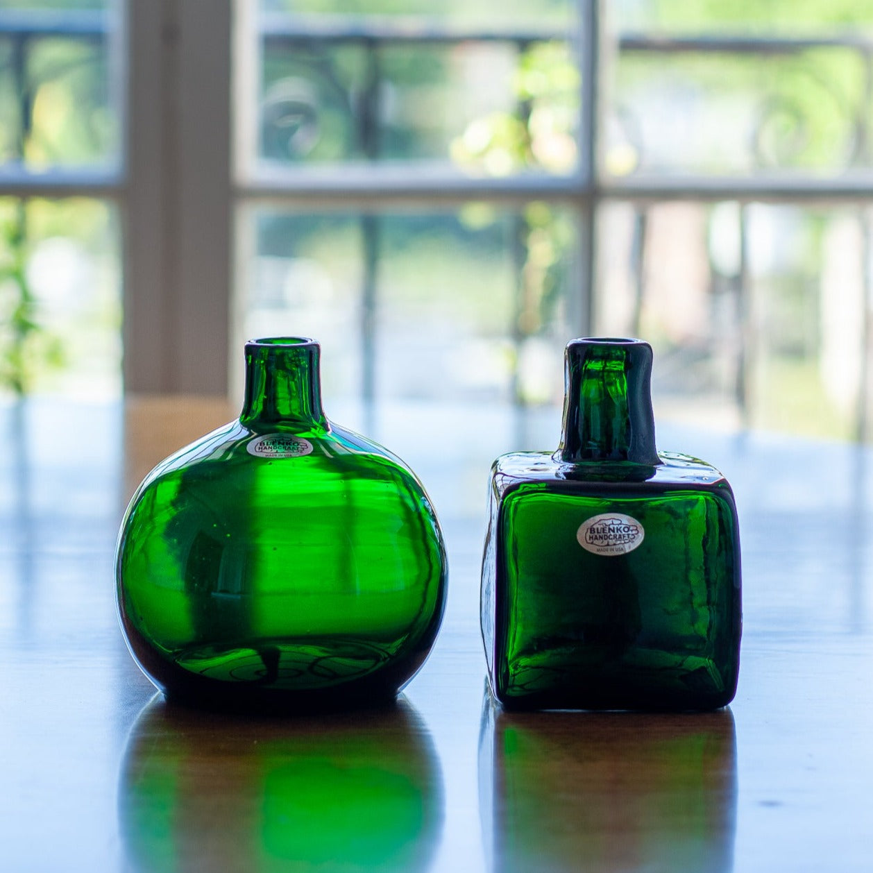 Blenko Glass Water Bottle, Decanter, Vase, Pitcher, Carafe