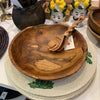 Salvaged Teak Salad Bowl