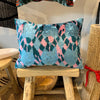 Silk Velvet Cushion N. 698 - Light Blue