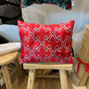 Silk Velvet Cushion N. 695 - Flame Red