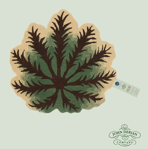 John Derian Fatsia Leaf Rug