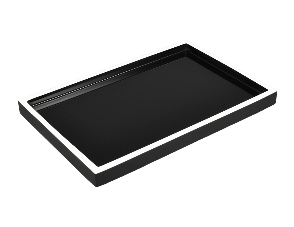Lacquer Vanity Tray - Black