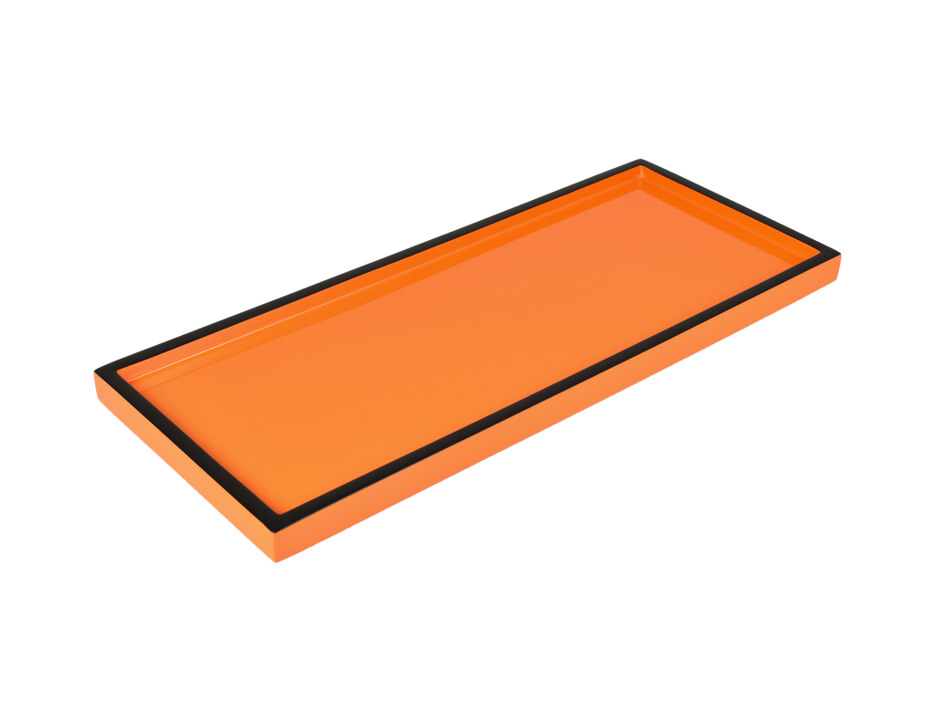 Lacquer Vanity Tray - Orange