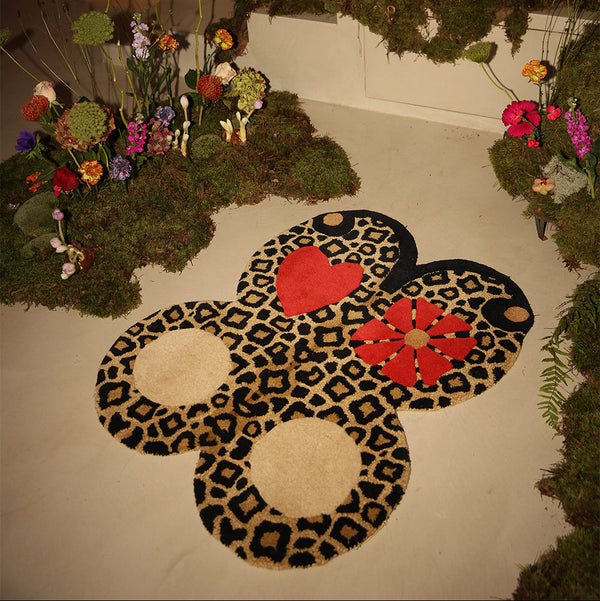 Loony Leopard Butterfly Rug