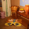 Melody Butterfly Rug - Lemon