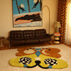 Melody Butterfly Rug - Lemon