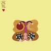 Melody Butterfly Rug - Ocre
