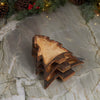 Wood Tree Dishes Set of 3