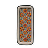 Handpainted Iron Tray - Ikat White
