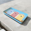 Handpainted Iron Tray - Seaside Cabins
