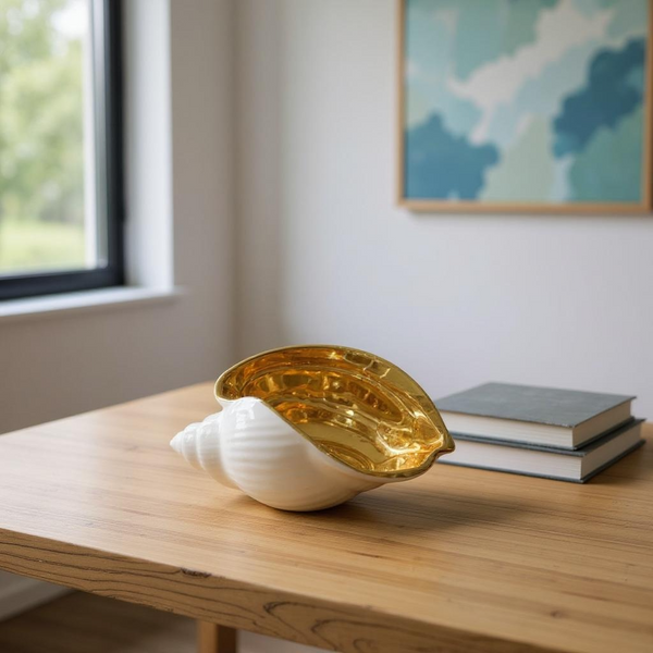 Gold Ceramic Shell
