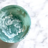 green resin bowl at details by mr k