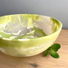 green resin bowl at details by mr k