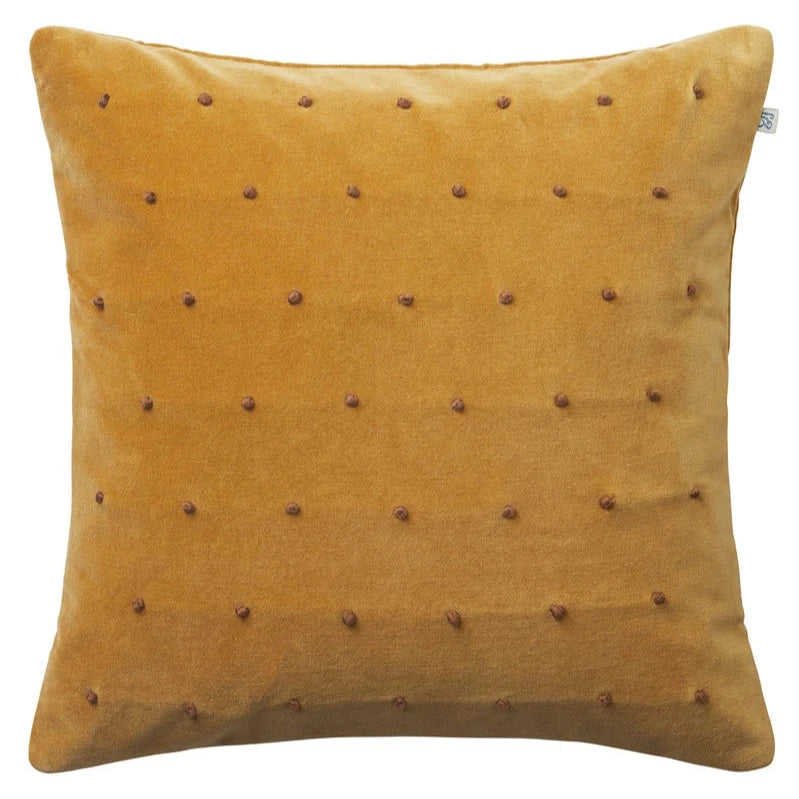 Roma Velvet Cushion - Masala