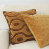 Varanasi Velvet Cushion - Cognac