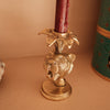 Zia Tiger Brass Candle Holder