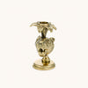 Zia Tiger Brass Candle Holder