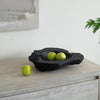 blackened teak accent bowl at details by mr k